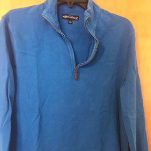 J.Crew Mercantile Men’s sueded half-zip sweater S